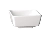 Een APS Float vierkante melamine kom wit 9x9cm koop je bij Supplierz BV