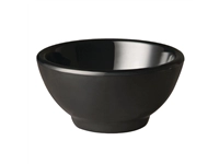 Een APS Pure ronde melamine kom zwart 13cm koop je bij Supplierz BV