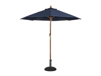 Een Bolero ronde donkerblauwe parasol 2,5 meter koop je bij Supplierz BV