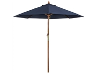 Een Bolero ronde donkerblauwe parasol 3 meter koop je bij Supplierz BV