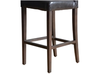 Vous pouvez acheter un Tabouret de bar haut avec dossier en simili cuir Bolero marron foncé chez Supplierz BV