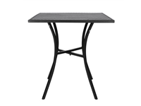 Een Bolero vierkante stalen bistro tafel zwart 70cm koop je bij Supplierz BV