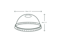 Een Vegware bolle deksels voor composteerbare frisdrankbekers 34cl en 45,5cl (1000 stuks) koop je bij Supplierz BV