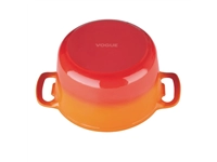 Buy your Vogue ronde inductie braadpan oranje 4L at Supplierz BV