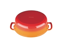 Een Vogue ovale inductie braadpan oranje 6L koop je bij Supplierz BV