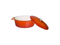 Een Vogue ovale inductie braadpan oranje 6L koop je bij Supplierz BV