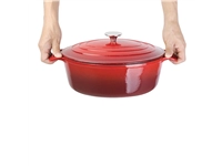 Buy your Vogue ovale inductie braadpan rood 6L at Supplierz BV