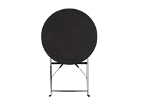 Een Bolero ronde stalen opklapbare tafel zwart 59,5cm koop je bij Supplierz BV