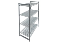 Een Cambro stelling 183cm hoog 4 schappen - 46cm diep - 153cm breed koop je bij Supplierz BV