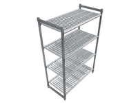 Een Cambro stelling 183cm hoog 4 schappen - 46cm diep - 153cm breed koop je bij Supplierz BV