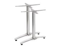 Vous pouvez acheter un Pied de table double aluminium Bolero (Lot de 2) chez Supplierz BV