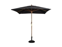 Een Bolero vierkante zwarte parasol 2,5 meter koop je bij Supplierz BV