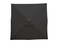 Een Bolero vierkante zwarte parasol 2,5 meter koop je bij Supplierz BV