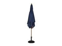 Een Bolero vierkante donkerblauwe parasol 2,5 meter koop je bij Supplierz BV