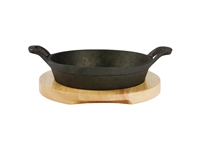 Een Olympia gietijzeren skillet pan 180(Ø)mm koop je bij Supplierz BV