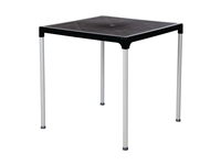 Een Bolero vierkante horeca tafel met aluminium poten zwart 75cm koop je bij Supplierz BV