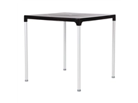 Een Bolero vierkante horeca tafel met aluminium poten zwart 75cm koop je bij Supplierz BV