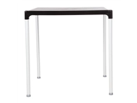 Een Bolero vierkante horeca tafel met aluminium poten zwart 75cm koop je bij Supplierz BV