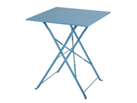 Een Bolero vierkante opklapbare stalen tafel turquoise 60cm koop je bij Supplierz BV