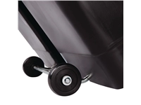 Vous pouvez acheter un Poubelle à pédale frontale Rubbermaid Slim Jim noire 90L chez Supplierz BV