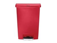 Vous pouvez acheter un Poubelle à pédale frontale Rubbermaid Slim Jim rouge 90L chez Supplierz BV