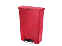 Vous pouvez acheter un Poubelle à pédale frontale Rubbermaid Slim Jim rouge 90L chez Supplierz BV