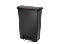 Vous pouvez acheter un Poubelle à pédale frontale Rubbermaid Slim Jim noire 90L chez Supplierz BV