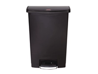 Vous pouvez acheter un Poubelle à pédale frontale Rubbermaid Slim Jim noire 90L chez Supplierz BV