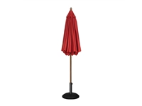 Een Bolero ronde parasol rood 2,5 meter koop je bij Supplierz BV