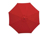 Een Bolero ronde parasol rood 2,5 meter koop je bij Supplierz BV