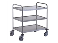 Vous pouvez acheter un Chariot de service 3 plateaux Tournus 800x530mm chez Supplierz BV