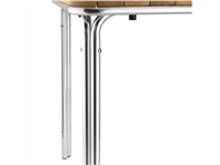 Een Bolero vierkante essen en aluminium tafel 70cm koop je bij Supplierz BV