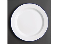 Vous pouvez acheter un Assiette plate en acier émaillé Olympia 245mm lot de 6 chez Supplierz BV