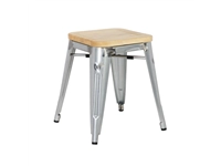 Vous pouvez acheter un Tabourets bistro bas en acier avec assise en bois Bolero (lot de 4) chez Supplierz BV