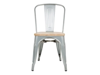 Vous pouvez acheter un Chaises en acier avec assise en bois Bolero (lot de 4) chez Supplierz BV