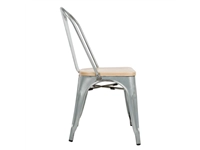 Vous pouvez acheter un Chaises en acier avec assise en bois Bolero (lot de 4) chez Supplierz BV