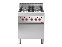 Vous pouvez acheter un Fourneau 4 feux sur four gaz Gastro M 650 65/70CFG chez Supplierz BV