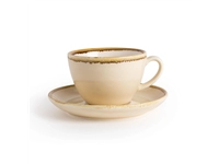 Een Olympia Kiln cappuccinoschotels zandsteen 16cm (6 stuks) koop je bij Supplierz BV