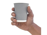 Een Fiesta Recyclable koffiebekers ribbelwand blauwgrijs 225ml (500 stuks) koop je bij Supplierz BV