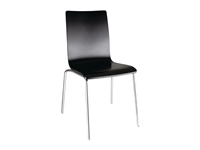 Vous pouvez acheter un Chaise dossier carré noire Bolero lot de 4 chez Supplierz BV