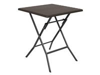 Een Bolero Vierkante Opvouwbare Tafel Bruin 620mm koop je bij Supplierz BV