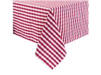 Een Mitre Comfort Gingham tafelkleed rood-wit 89x89cm koop je bij Supplierz BV