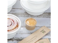 Vous pouvez acheter un Pots à sauce Fiesta Recyclable 50 ml (lot de 1000) chez Supplierz BV