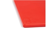 Een Hygiplas antibacteriële LDPE snijplank rood 450x300x10mm koop je bij Supplierz BV