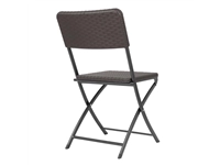 Vous pouvez acheter un Chaises pliantes en rotin PE Bolero marron (lot de 2) chez Supplierz BV