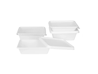 Vous pouvez acheter un Barquettes alimentaires en bagasse Fiesta Compostable 650ml (lot de 100) chez Supplierz BV