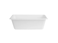 Vous pouvez acheter un Barquettes alimentaires en bagasse Fiesta Compostable 800ml (lot de 100) chez Supplierz BV