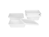 Vous pouvez acheter un Barquettes alimentaires en bagasse Fiesta Compostable 1000ml (lot de 100) chez Supplierz BV