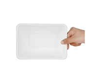 Vous pouvez acheter un Barquettes alimentaires en bagasse Fiesta Compostable 1000ml (lot de 100) chez Supplierz BV