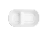 Buy your Fiesta Composteerbare Bagasse Ovale 2-Vak Container 900ml (Pak Van 100) at Supplierz BV